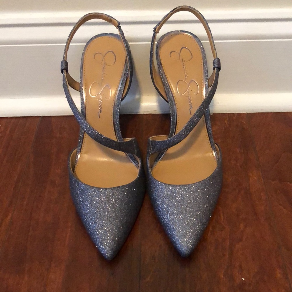 Jessica Simpson Pewter Dress Heel